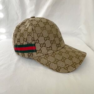 Gucci Baseball Cap Web Stripe Unisex